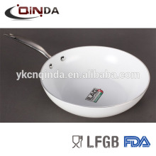 Die cast ceramic non-stick wok with reasonable price